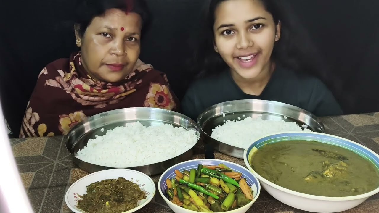 BIGBITES EATING SHOW VAT, SUTKIR CHATNI,MIXED VAJI,MASER DAL MACH DIYE🤤🤤