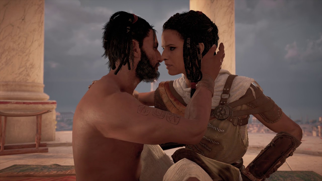 Assassin S Creed Origins Aya Speak To Aya At The Paneion Bayek My