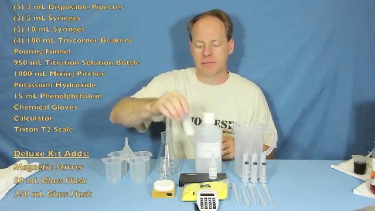Biodiesel Titration Kit For Testing Oil Utah Biodiesel Supply YouTube