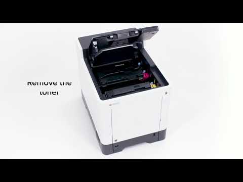 Ecosys P7240cdn Toner Change Youtube