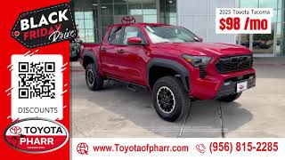 Black Friday Drive Deals are Here at Toyota of Pharr!