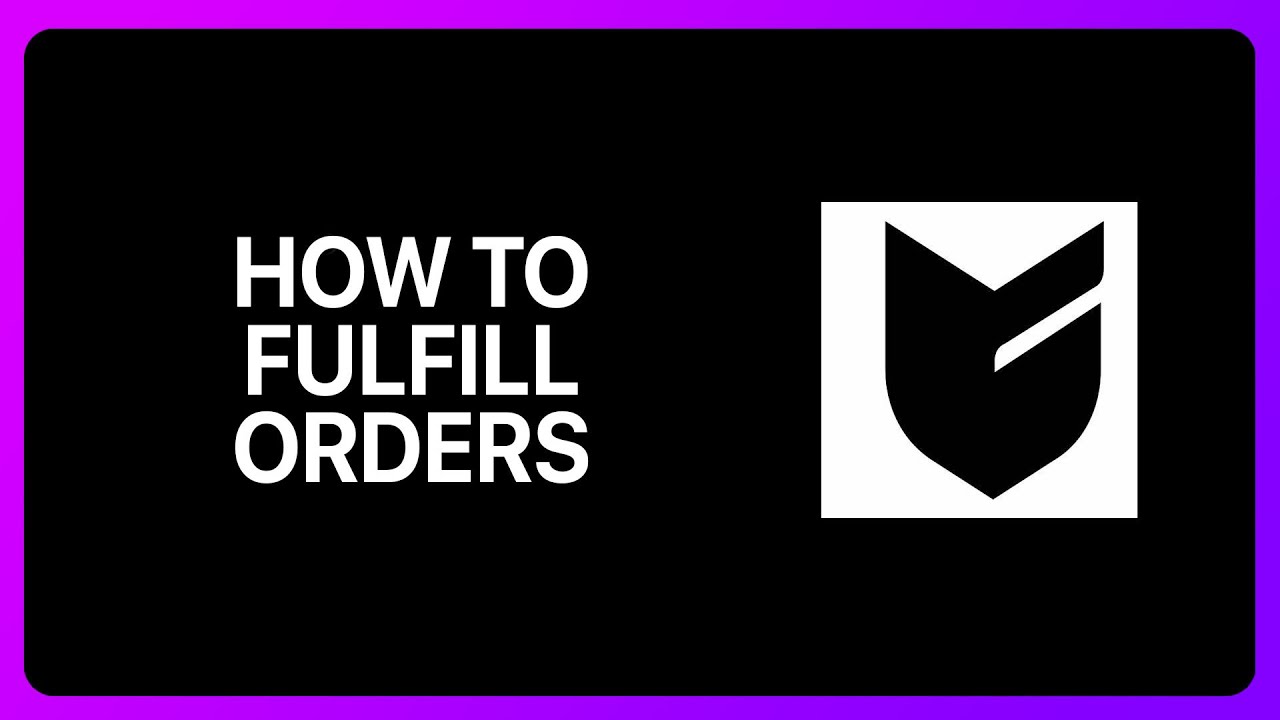 How To Fulfill Orders In Big Cartel Tutorial