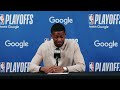 DeAaron Fox on Balancing Emotions and Physicality in Spurs Win vs. Minnesota in Game 5