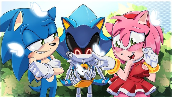 Another Shadow, Amy, Sonic Threesome Peace by くま