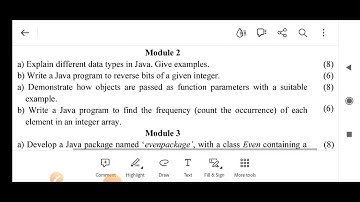 CST205#OBJECT ORIENTED DESIGN AND JAVA PROGRAMMING#KTU#S3 CSE#2019 Scheme#DEC 2021#PREVIOUS QP