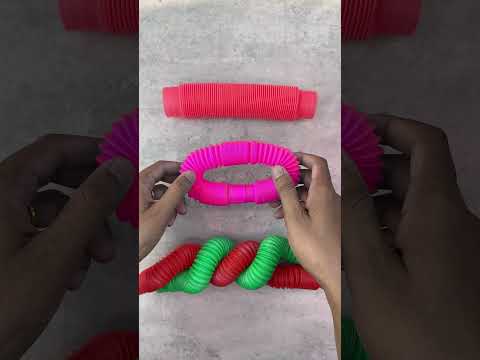 Oddly Satisfying ASMR: DIY Corrugated Tube Crinkles #satisfying #asmrsounds #minisatisfying