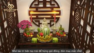 Cách trang trí hoa và bàn thờ ngày tết của Miền Bắc, Miền Nam Cách trang trí hoa và bàn thờ ngày tết của Miền Bắc, Miền Nam