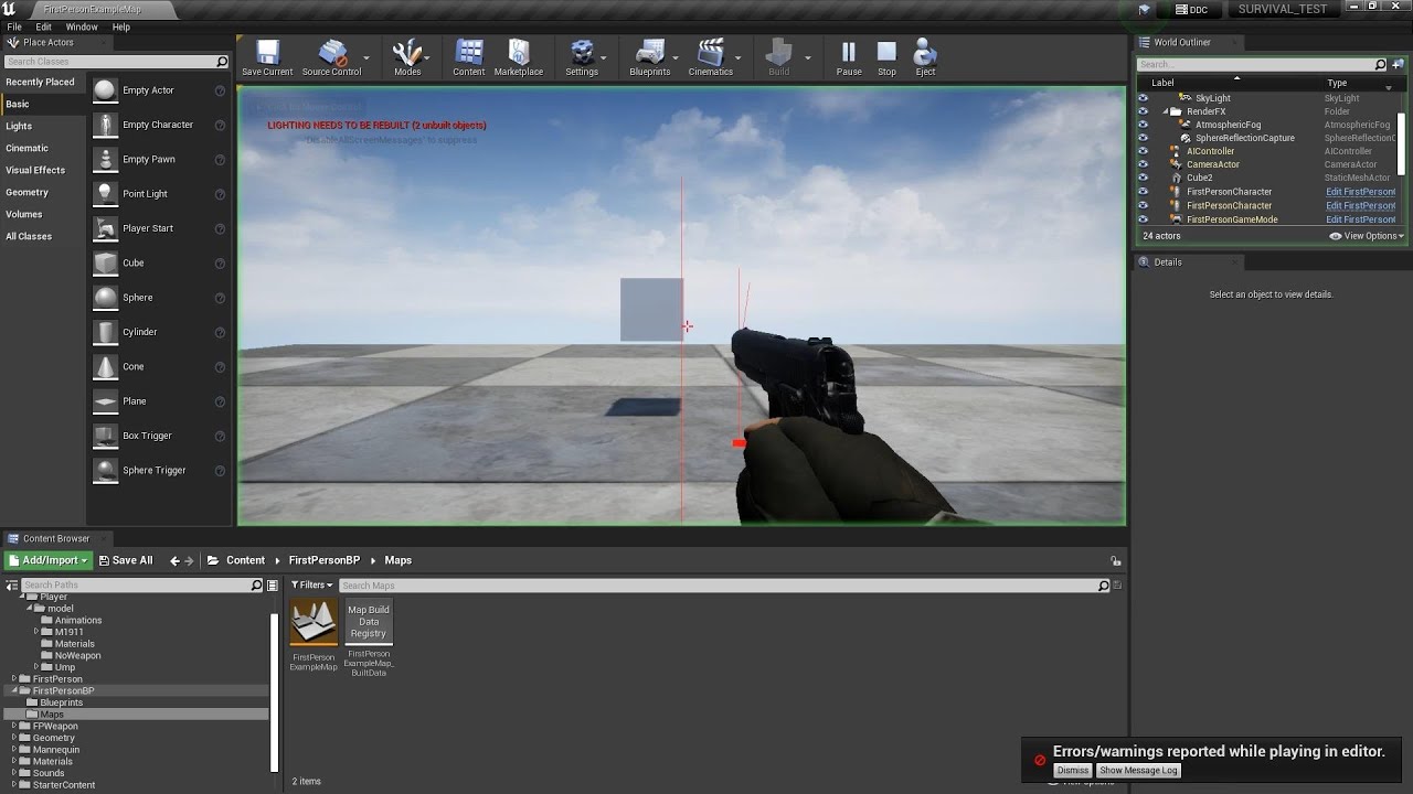 FPS Template Demo - Unreal Engine 4 - YouTube