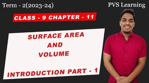 Class 9 Surface Area and Volume | Introduction - Part 1 | #class9maths #class9th #maths #class9
