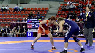 GOLD FW - 63 kg: Maryia MAMASHUK (BLR) vs. Adela HANZLICKOVA (CZE) by TF, 11-0