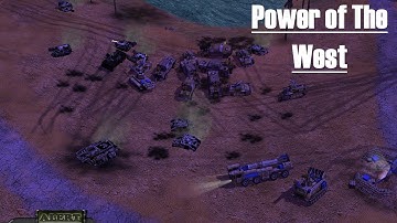 Power of The West Version 1.6 - GLA General vs Hard AI / Armoured Technicals