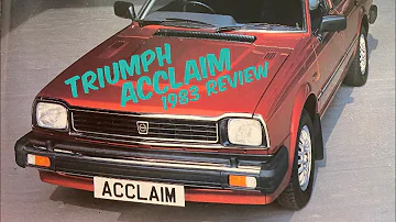 Triumph Acclaim 1983 review