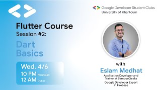 Flutter - Session #2 (Dart Basics)