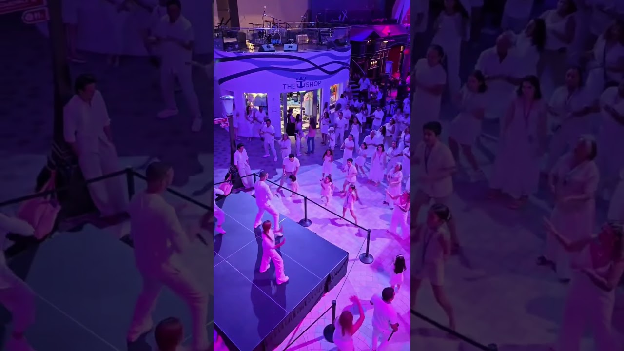 White Night Party Onboard #cruise #cruiselife