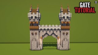 Minecraft Medieval Gate Tutorial