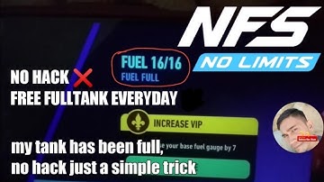 NO HACK FREE FULLTANK | NFS NO LIMITS TIPS N TRICK
