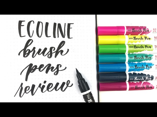 Tombow Dual Brush Pens vs. Karin Brushmarker Pro