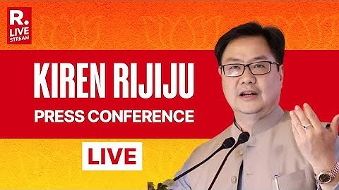 LIVE: Kiren Rijiju speaks to media after end of Parliament’ Winter Session