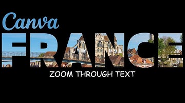 ZOOM Through Text Intro for Beginners | Canva Tutorial #textanimation #zoomeffect #canvaanimation