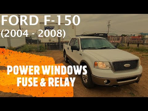 Ford F-150 - POWER WINDOWS FUSE AND RELAY LOCATION