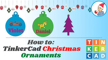 TinkerCad Printable Christmas Ornaments