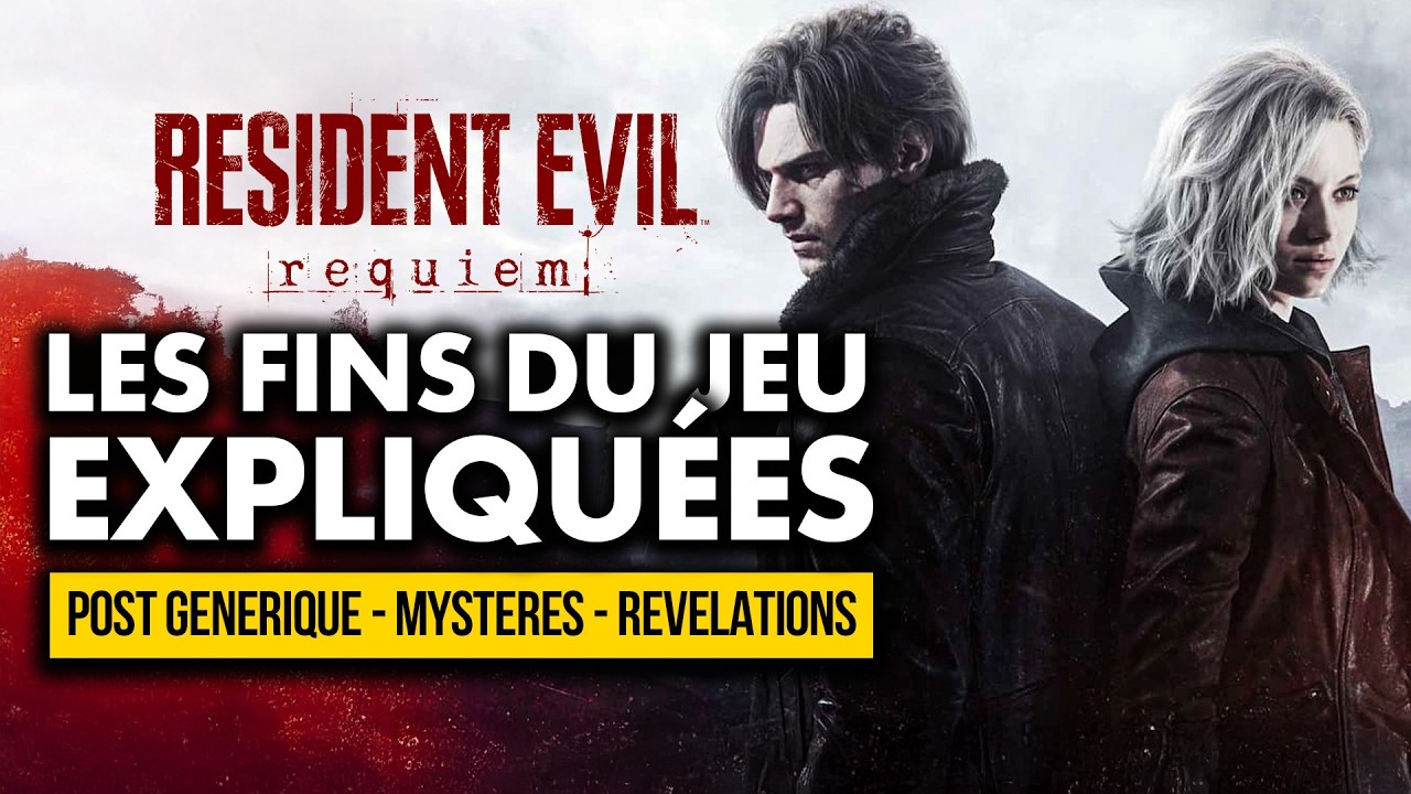 Resident Evil Requiem : Les FINS DU JEU expliquées (Post-Générique, Mystères et Révélations) 🔥