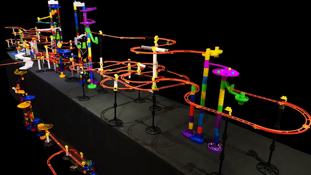 The World's Largest marble run race 