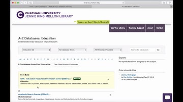 Searching Successfully in Subject Specific Databases