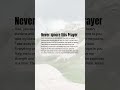 Never Ignore This Prayer Jesuslovesyou Christianprayer Faithhabits Gospel Amen God Love Hope 