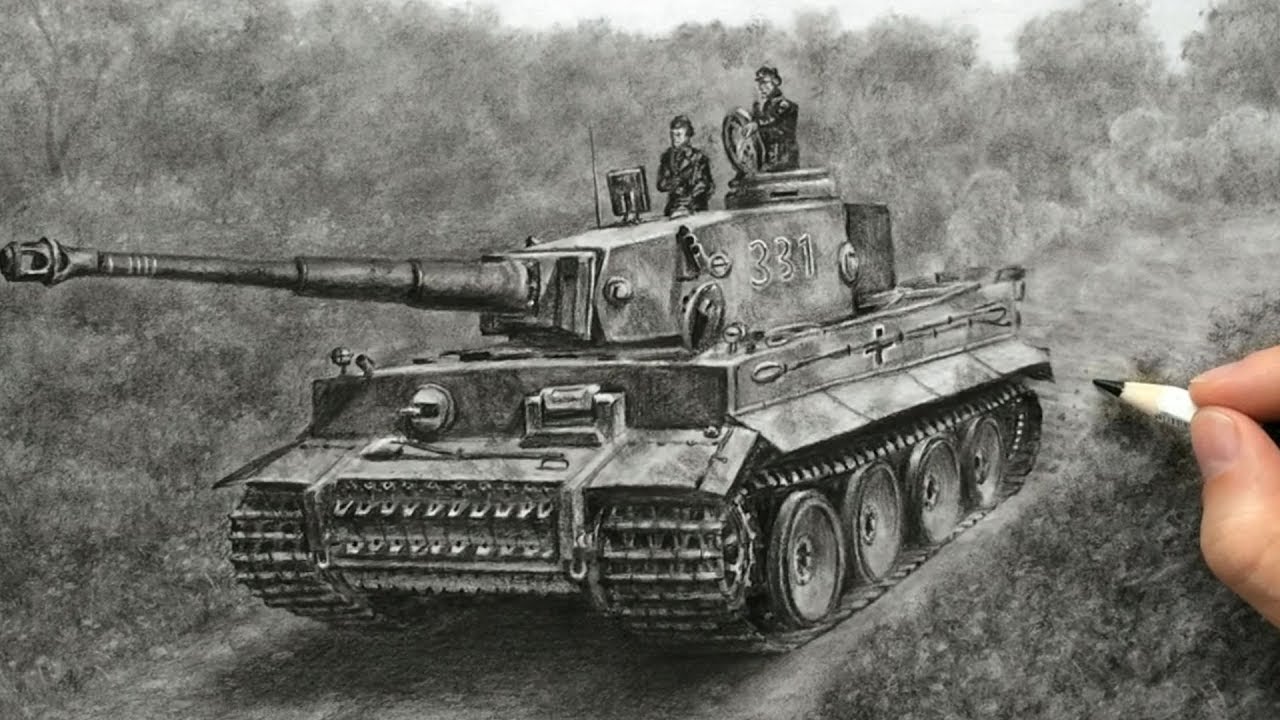 Tiger Tank Sketch