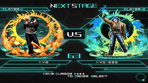[Mugen KOF Hex Tec 1.0] Alter Kyo vs Kyo-233 (4P)