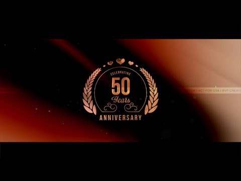 50th Wedding Anniversary Invite Video (Golden Jubilee) I Save the Date