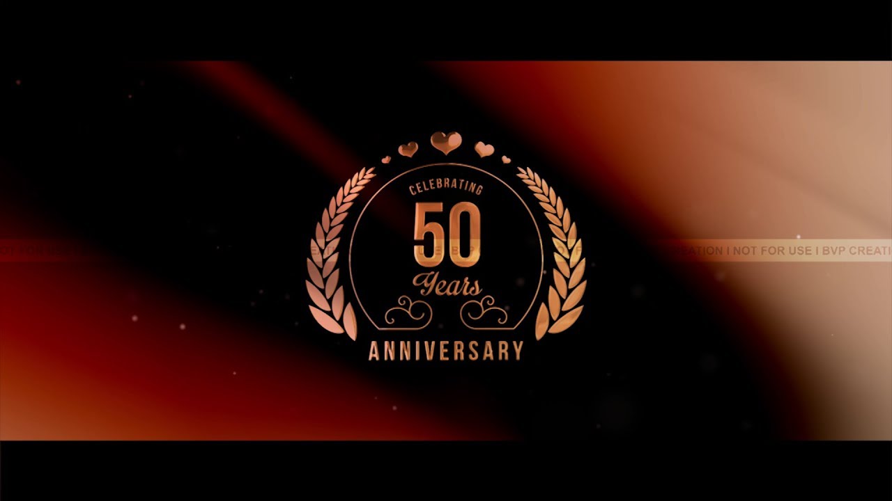 50th Wedding Anniversary Invite Video Golden Jubilee I Save The