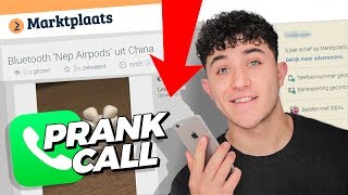 MENSEN IRRITEREN OP MARKTPLAATS 6 (PRANKCALL) | Djallas screenshot 2