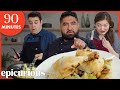 3 Chefs Try to Make Roast Chicken Dinner with No Recipe in 90 Minutes | Epicurious