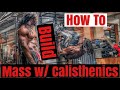 How to build mass with calisthenics scottburnhard