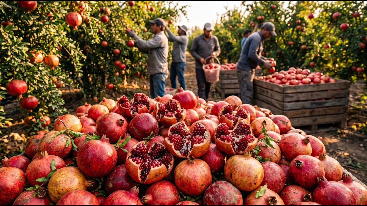 How Farmers in the Middle East Harvest Millions of Tons of Fruits and ...