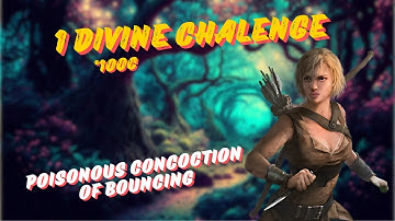 Poisonous Concoction of Bouncing Pathfinder - 1 Div Challenge | PoE 3.24 Necropolis