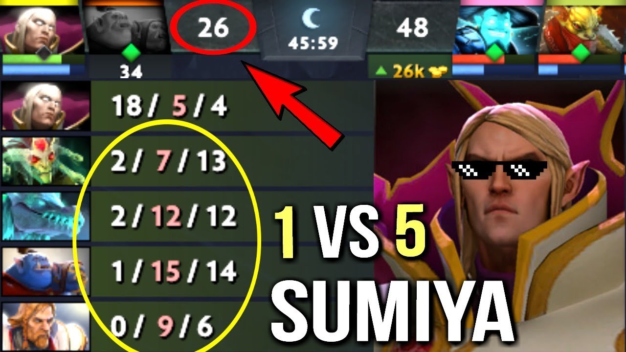 Impossible SumiYa Best Invoker Gameplay OMG Combo Tryhard Comeback WTF Dota 2