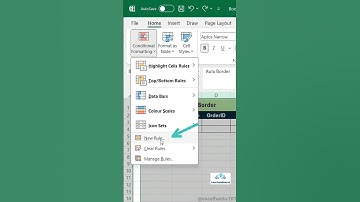 Automatic Border in Excel