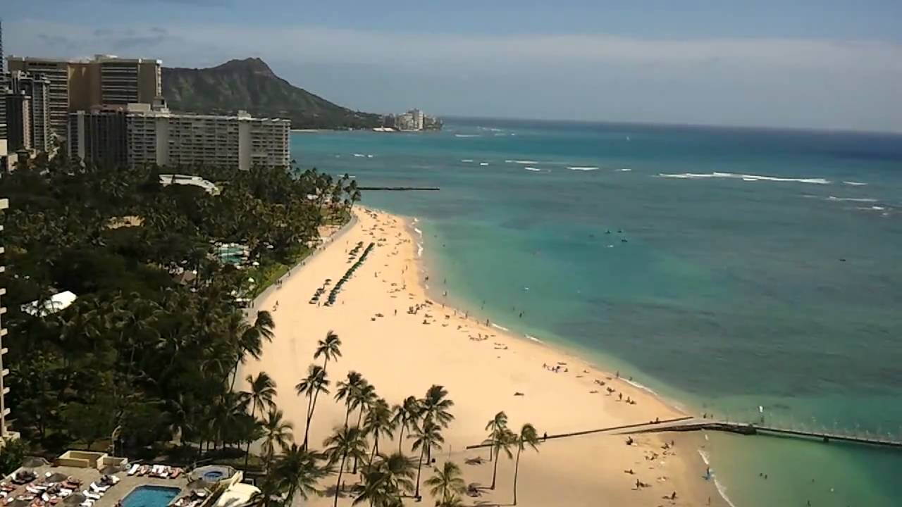 The view from our room at the Hilton - YouTube