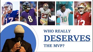 Who Deserves NFL MVP 2023: Jackson, Allen, Purdy, McCaffrey, Hill Or Tua | Quarterbacky Jones