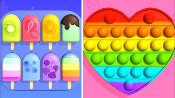 Pop Us Game! Satisfying and Relaxing ASMR Slicing Video