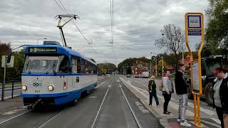Ostravské tramvaje: linka č. 8 (Poruba, Vřesinská - Přívoz, Hlučínská)