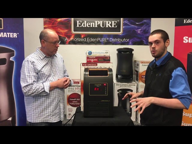 Sara's Incredible Product of the Week Jan 8-14th EdenPURE Gen21 Wall Hugger  - YouTube
