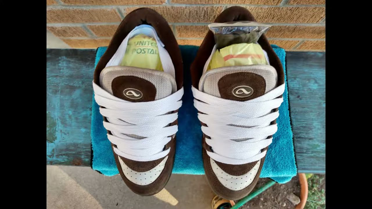 Adio Hamilton V1 Mens Size 13 US Brown/White Vintage Skate Shoes SOLD 08-01-2023