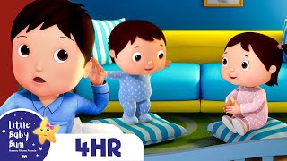 Rock-A-Bye Baby  Lullaby | Four Hours of Little Baby Bum Nursery Rhymes and Songs