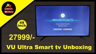 VU ULTRA SMART TV 49 inch, 27999 only | Techy Genius | Unboxing