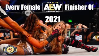 AEW Female Finishers of 2021