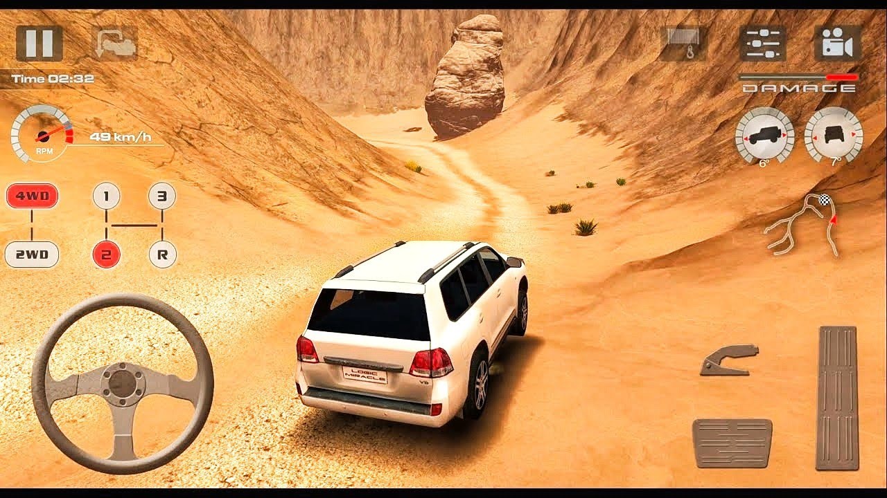 Offroad Drive Desert Game Play mission 1 complete Offroad Car